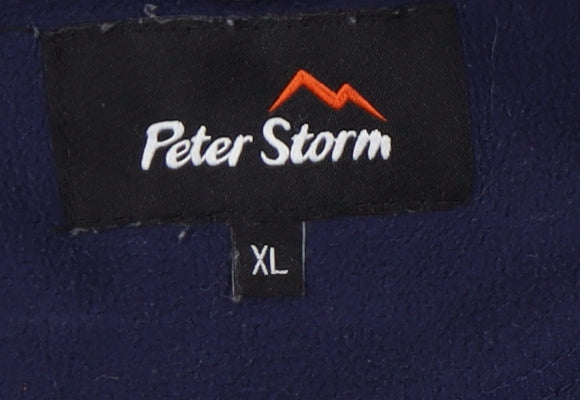 Peter Storm Men's Blue Pullover Fleece Sweatshirt XL