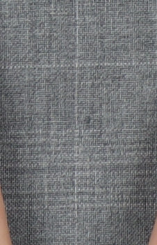 Hugo Boss Men's Grey Check Dress Trousers, Size 46