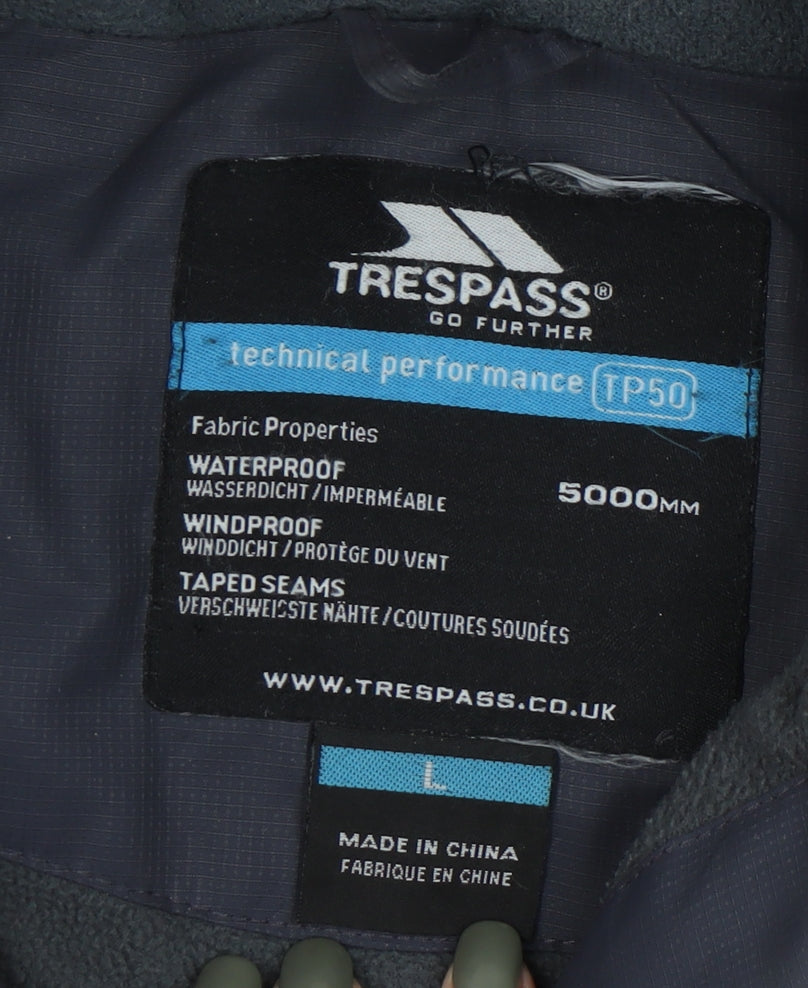 Trespass Men's Red Ski Puffer Jacket L Waterproof