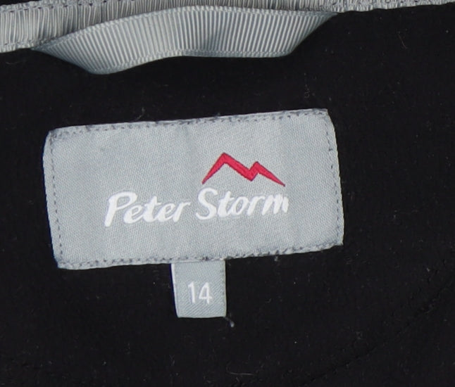 Peter Storm Women's Black 1/2 Zip Sweatshirt Size 14
