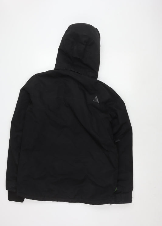 Surfanic Men's Black Waterproof M Rain Coat