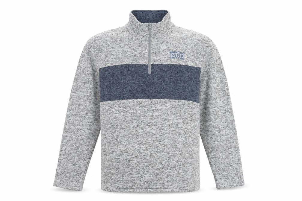 Front view of Atlasformen Men's Grey Pullover Sweatshirt L