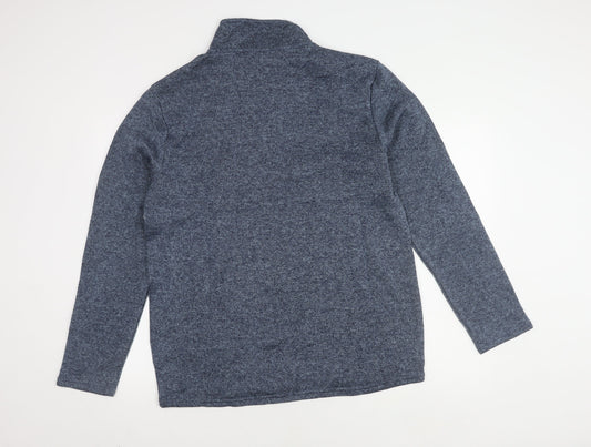Atlasformen Men's Blue 1/2 Zip Sweatshirt M
