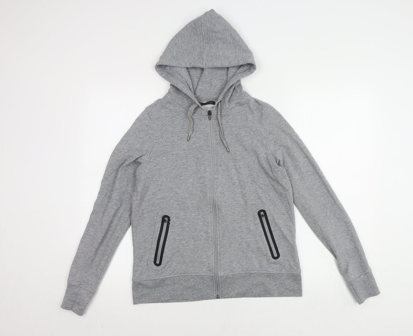 Marks and Spencer Women's Grey Cotton Jacket Size 12