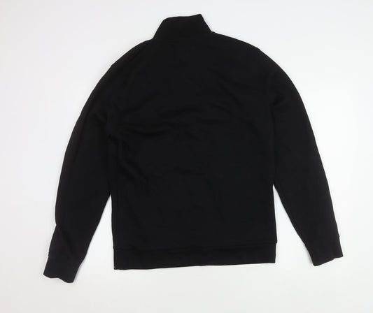 Next Men's Black High Neck Sweatshirt M