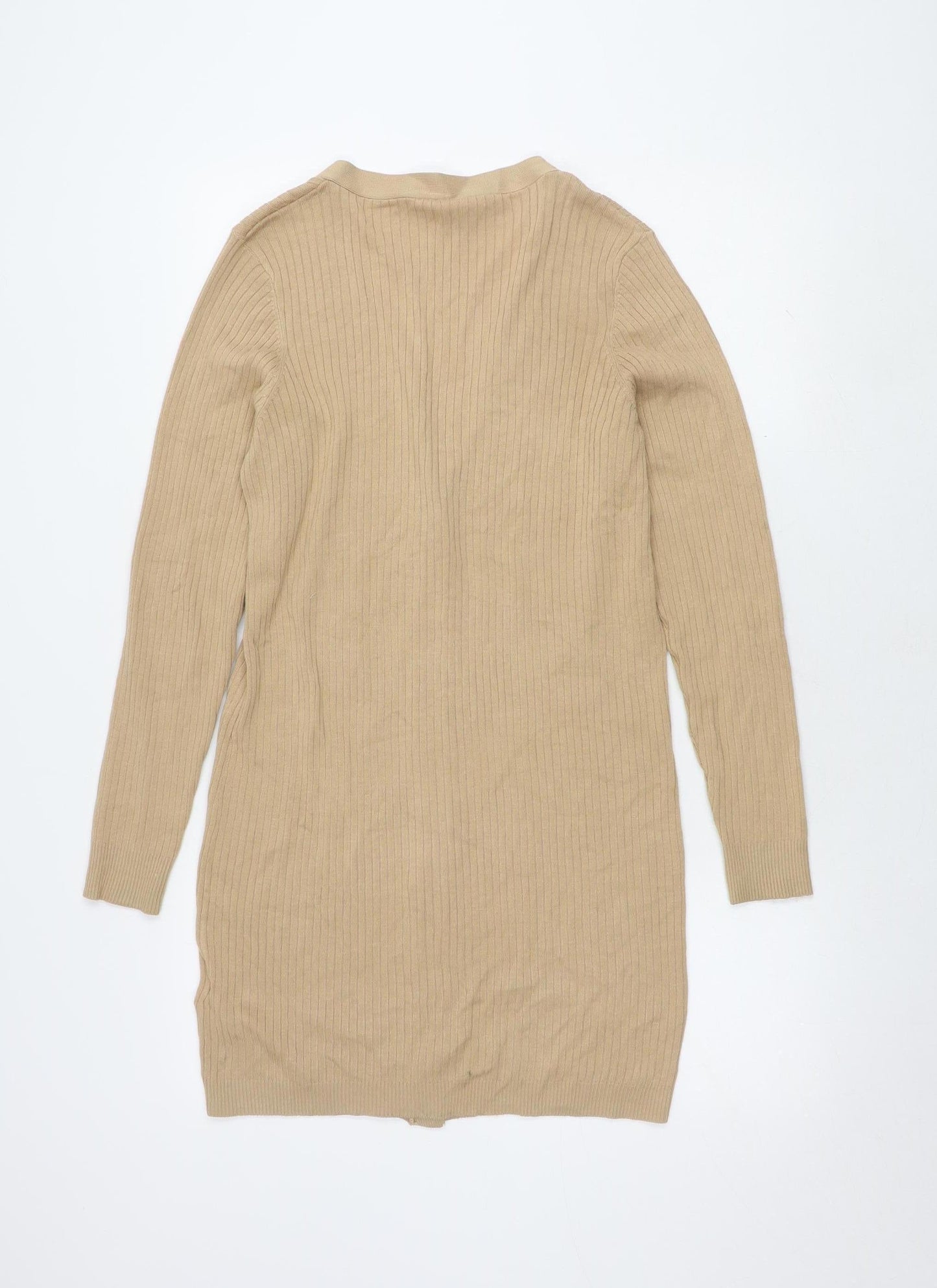 Divided Beige Women's Cardigan V-Neck Size 12