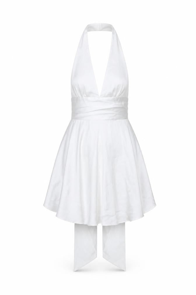 Zara Women's White L Dress Sleeveless Elegant