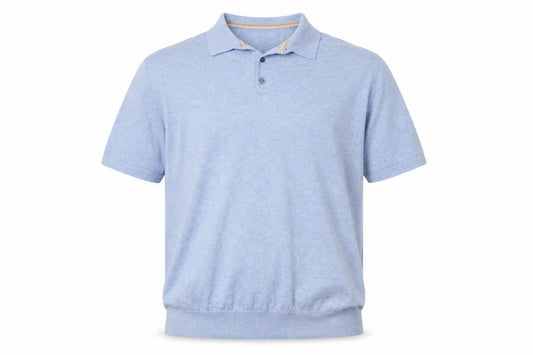 Next Men's Blue Polo, Size L, Cotton Blend