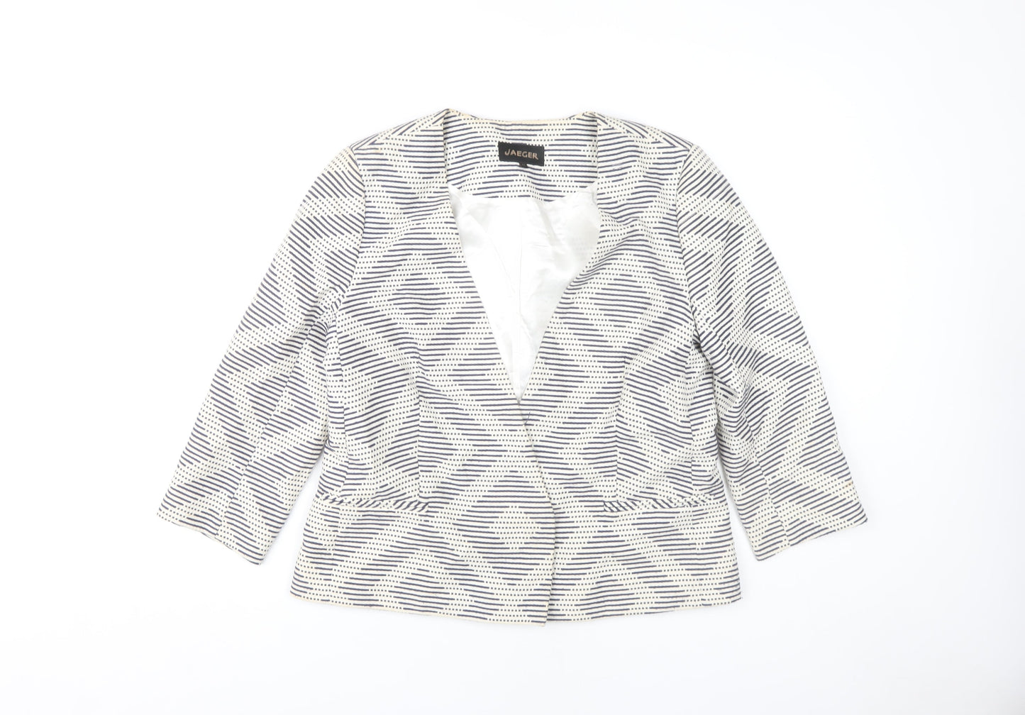 Jaeger Women's Multicoloured Blazer Size 12