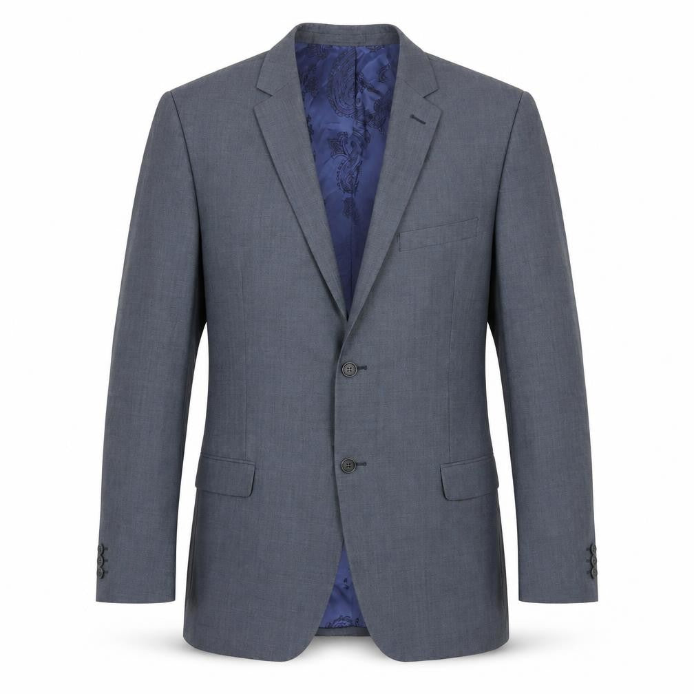 Mens 40 Chest Regular Ted Baker Blue Two-Button Blazer