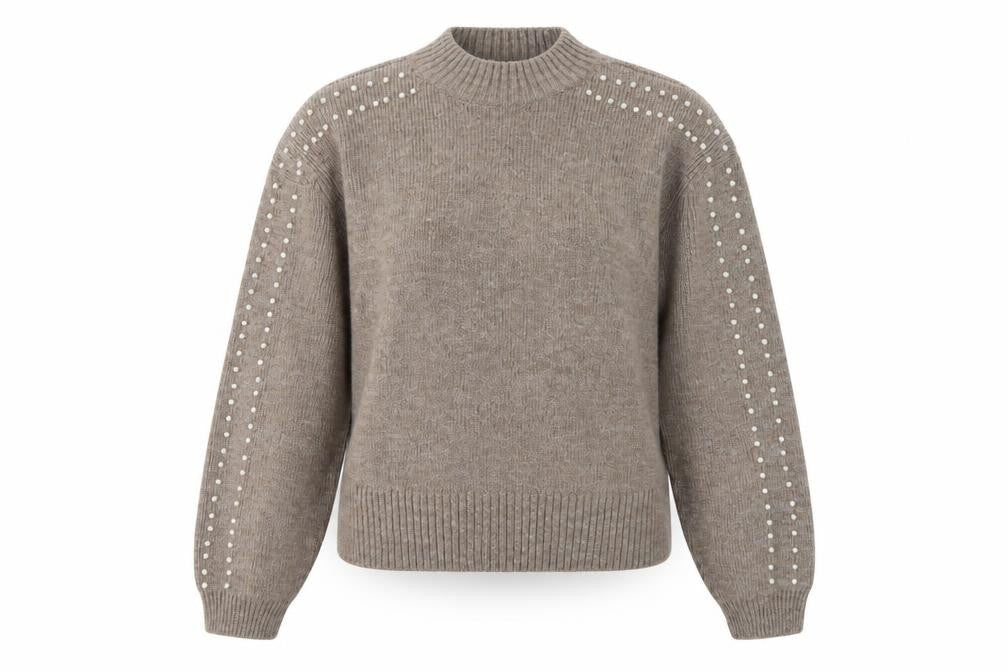 Marks and Spencer Women's Brown High Neck Pullover M