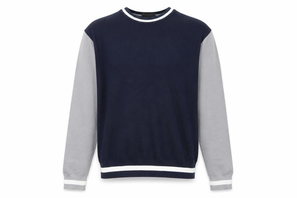 Breakout Men's Blue & Grey XS Pullover Jumper