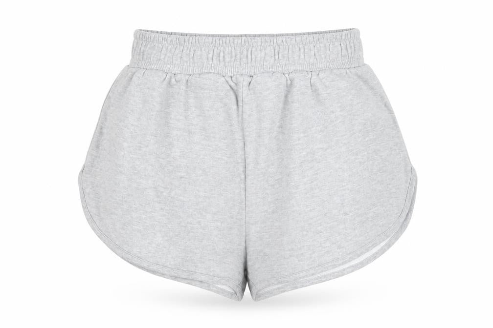 PrettyLittleThing Women's Grey Sweat Shorts Size 8