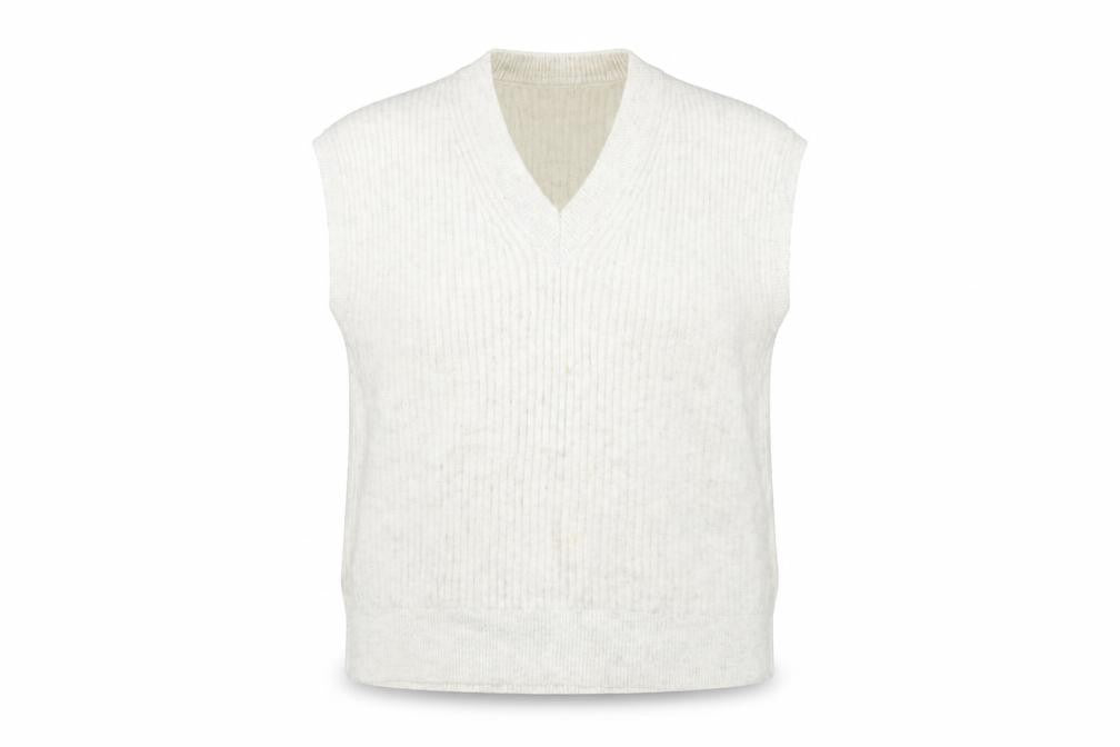 Marks and Spencer Women's Grey V-Neck Vest L