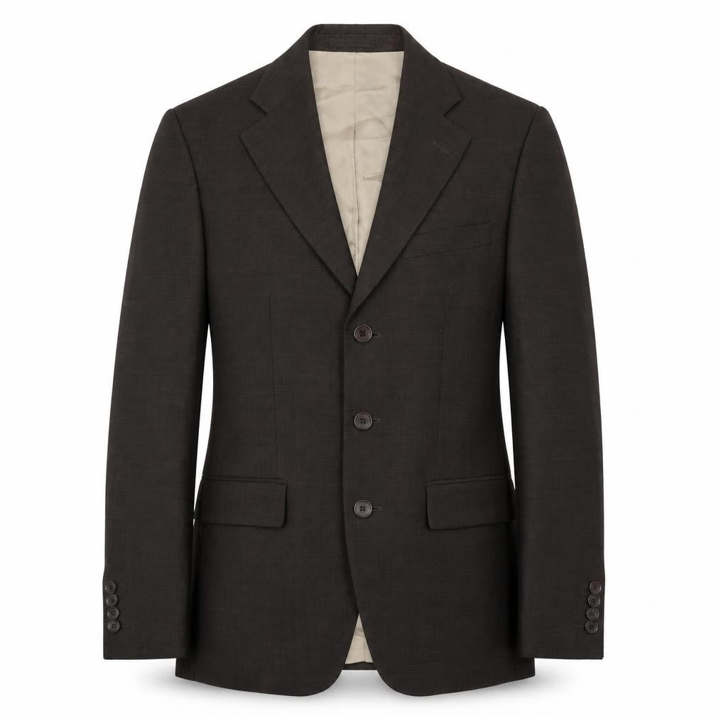 Zara Men's Brown Blazer 36 Notch Lapel Business Jacket