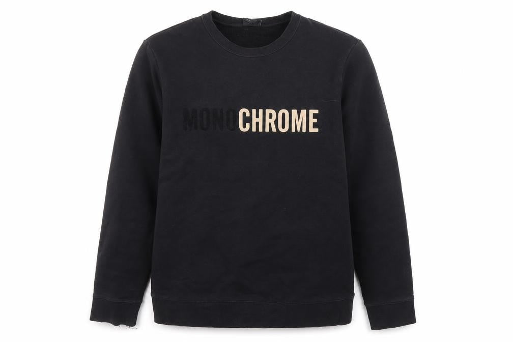 H&M Womens Black Crew Neck Pullover Sweatshirt M