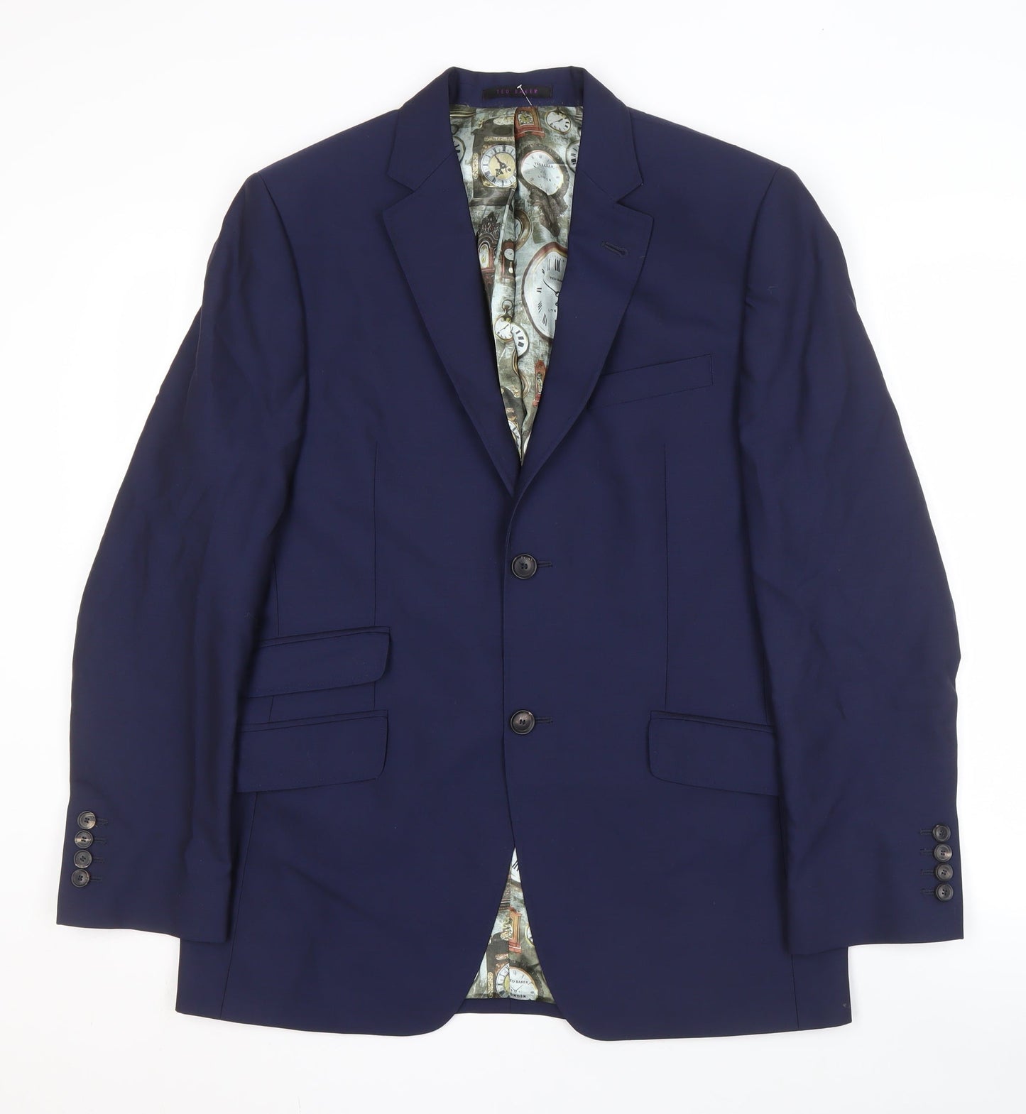 Ted Baker Men's Blue Blazer 38R Regular Fit Jacket
