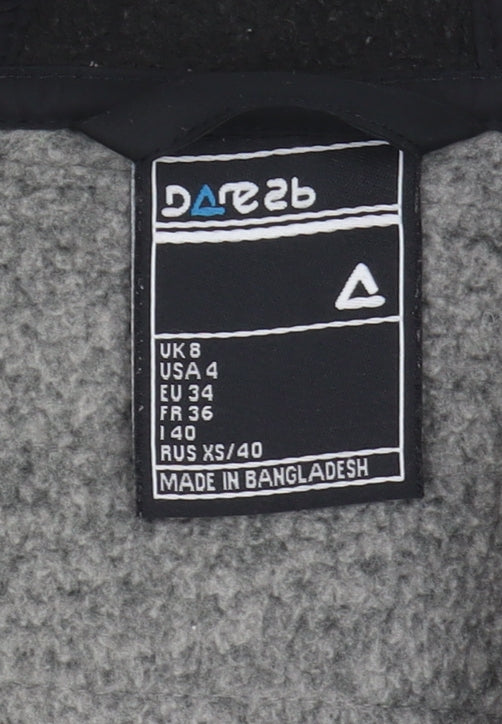 Dare2b Women’s Black Grey Hooded Jacket Size 8