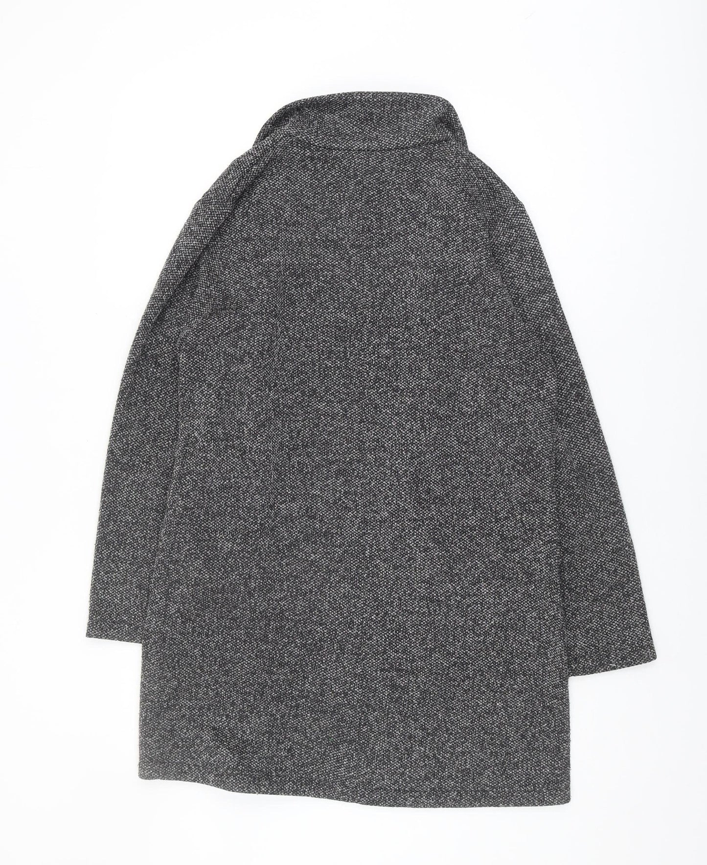 H&M Women's Black Long Sleeve Open Front Cardigan Size 8