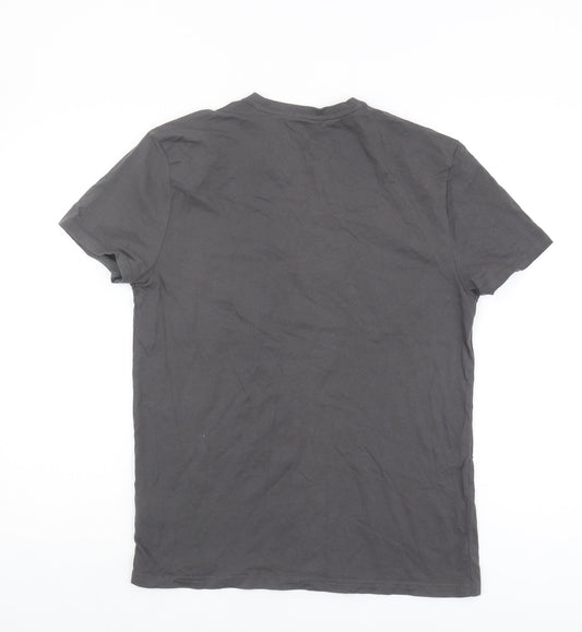 Comic Relief Grey Mr. Greedy T-Shirt XS Men Graphic