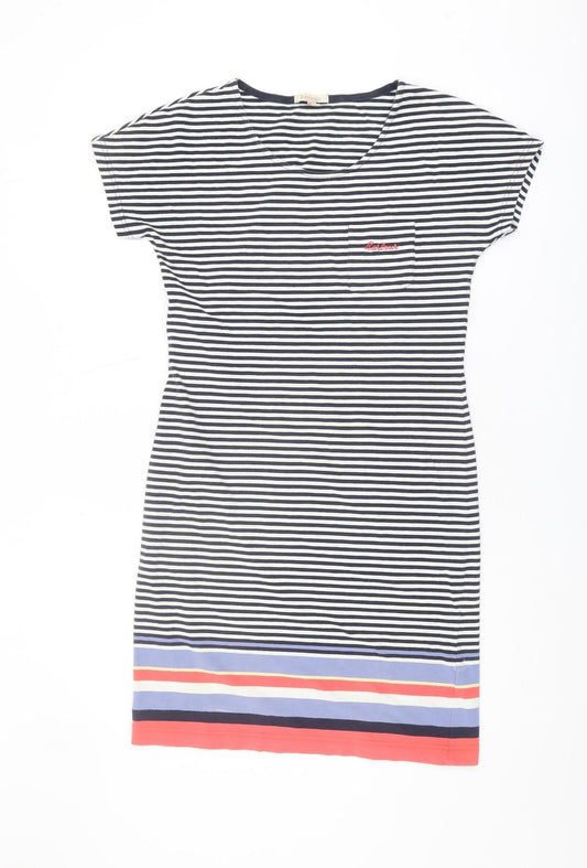 Barbour Womans Blue Striped Vintage Dress Size 10