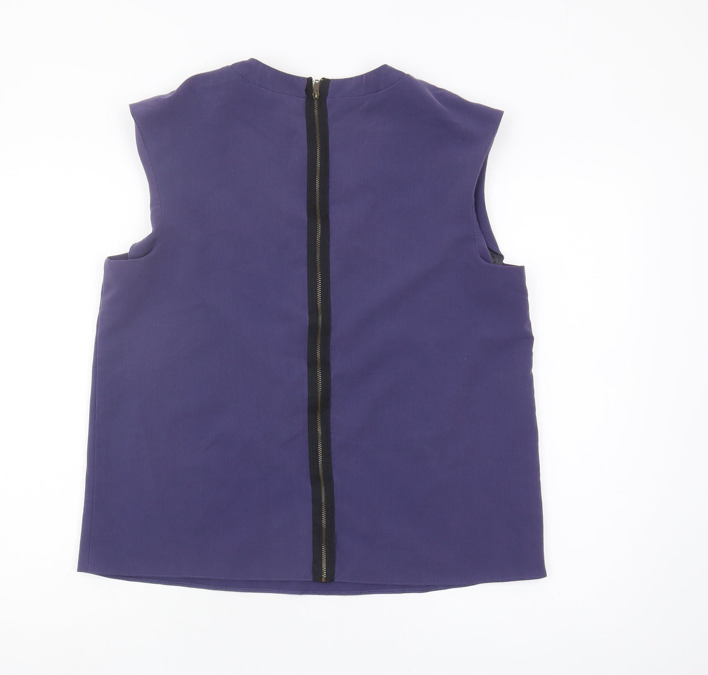 ASOS Petite Women's Purple V-Neck Blouse Size 14