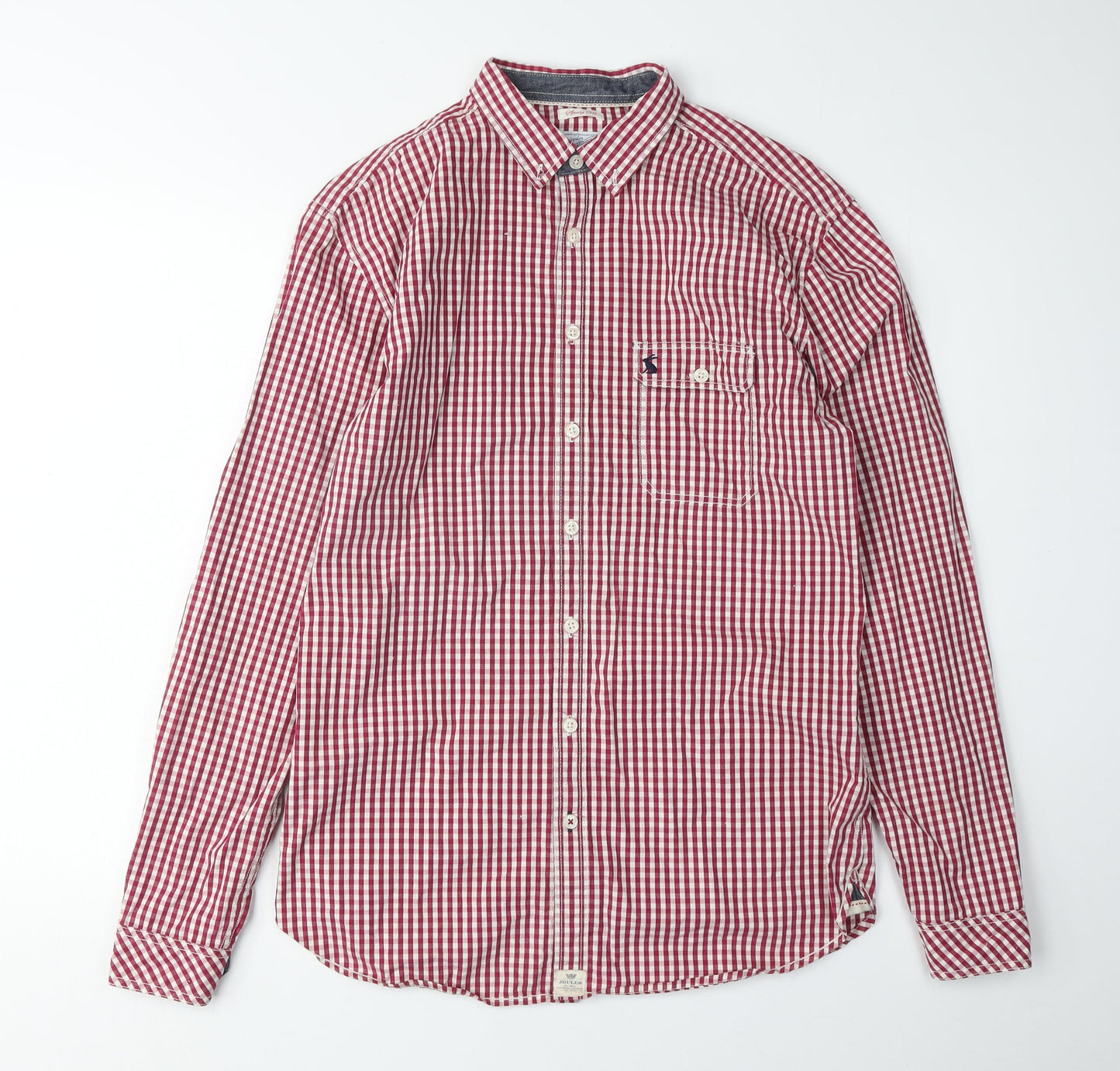 Superdry Men's Red Check Cotton Shirt - Size S
