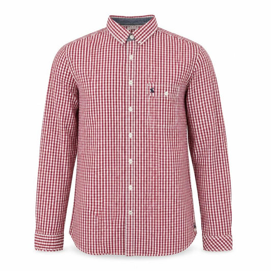Superdry Men's Red Check Cotton Shirt - Size S