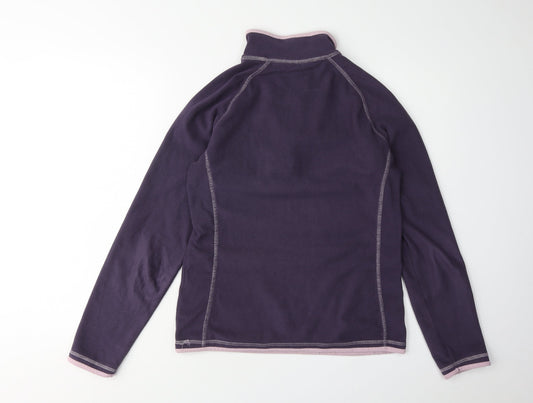 Mountain Warehouse Women's Purple Fleece Zip Sweatshirt