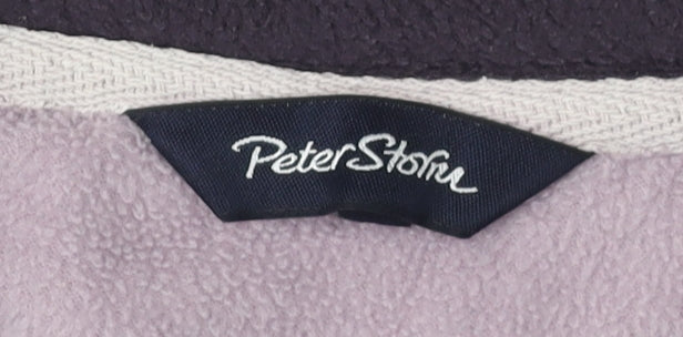 Peter Storm Women's Purple V-Neck Sweatshirt Size 14