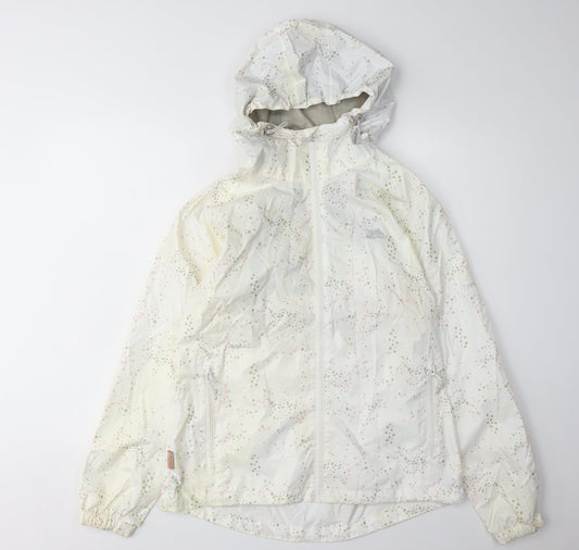 Trespass Women's White Rain Coat S Waterproof