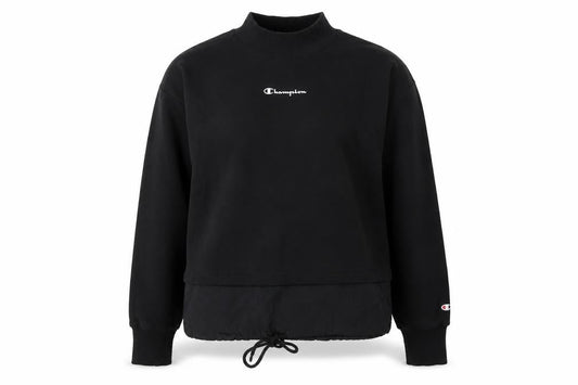 Unisex Adults UK M Regular Champion Black 1/4 Zip Sweatshirt