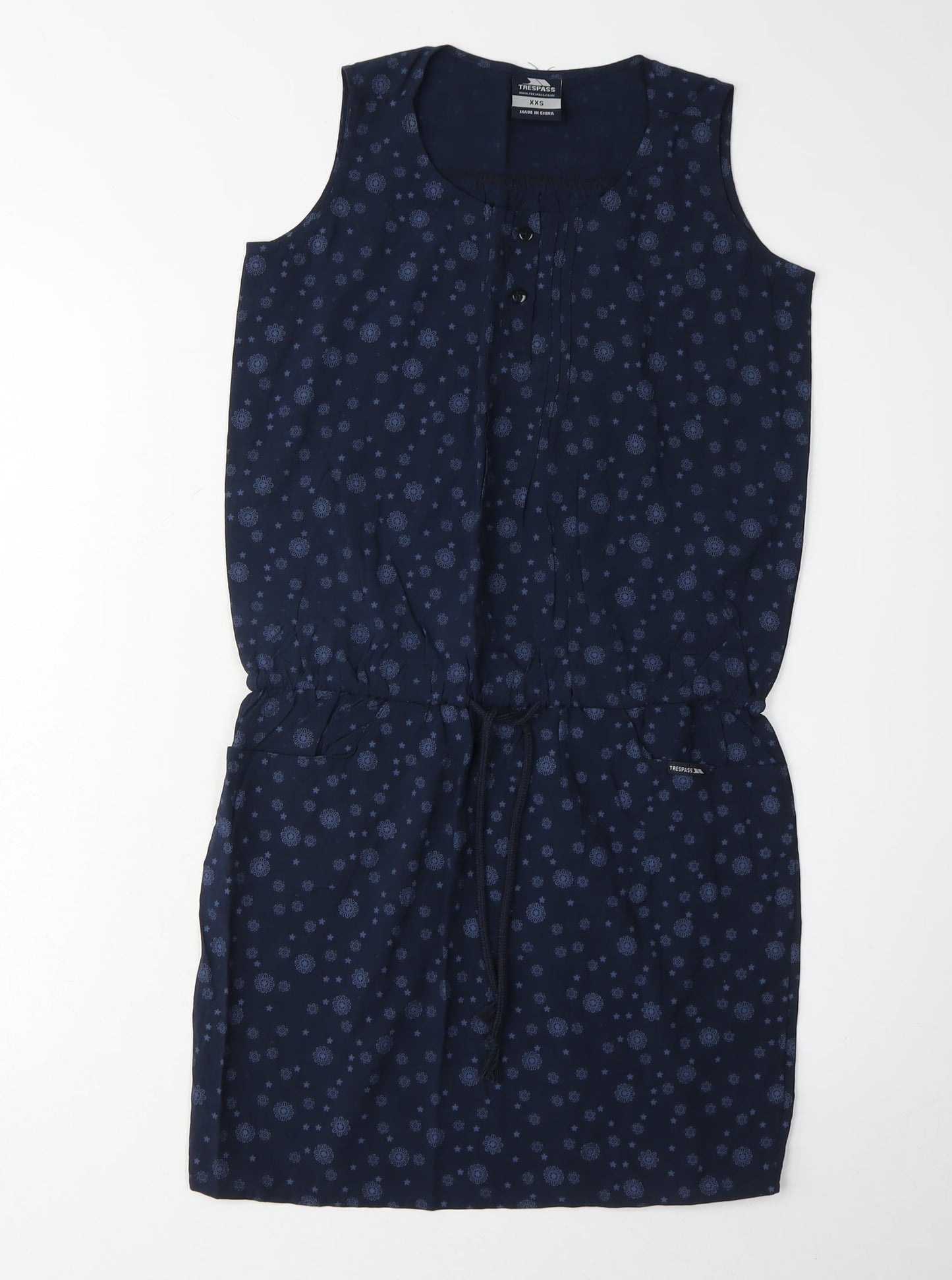 Trespass Women's Blue XS Short Casual Dress