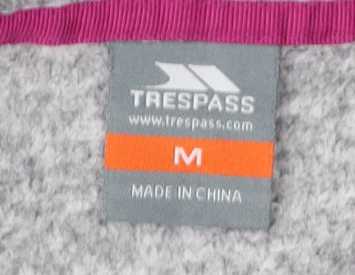 Trespass Women's Grey Hooded Jacket Size M
