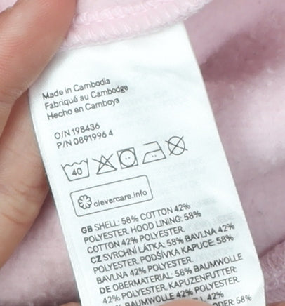 The Simpsons Unisex Pink XL Hoodie with Logo