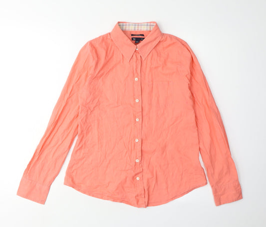 Gap Women's Pink XS Button-Up Shirt, Casual Spring Wear
