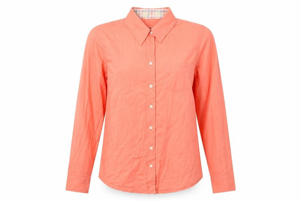 Womens UK Size XS Gap Pink Cotton Button-Up
