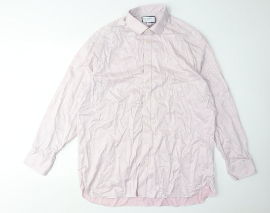 Charles Tyrwhitt Men's Pink Classic Fit Dress Shirt