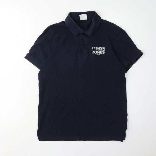 Jack & Jones Men's Blue XS Polo Shirt