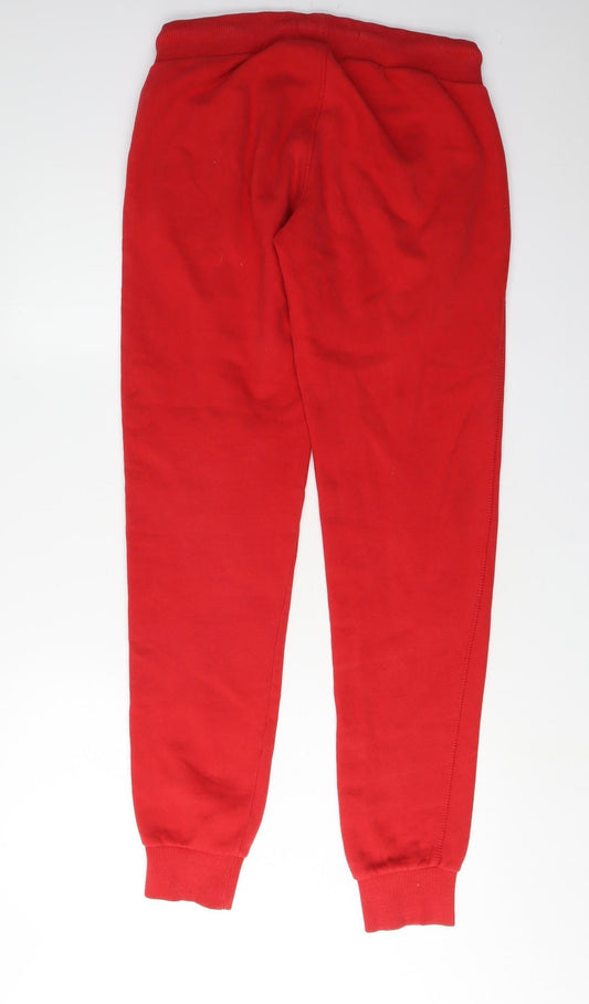 Superdry Women's Red Jogger Trousers Size 10
