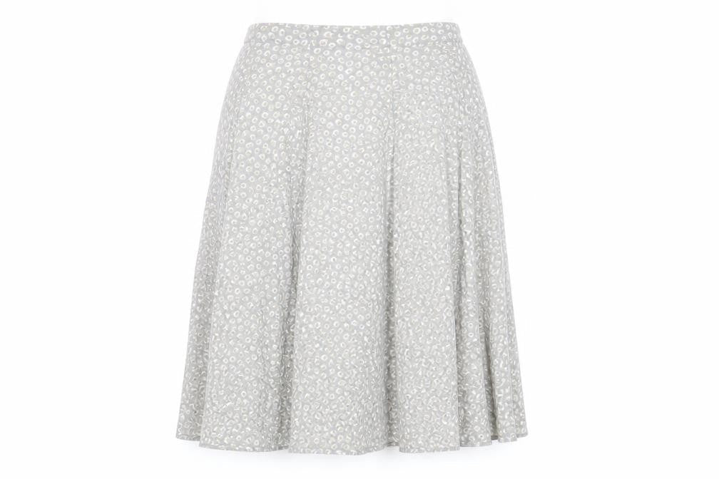 Marks and Spencer Women's Grey A-Line Skirt Size 14
