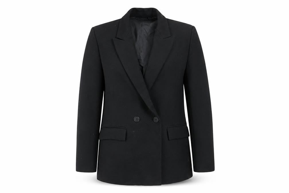 Zara Women's Black XS Blazer Double-Breasted Classic