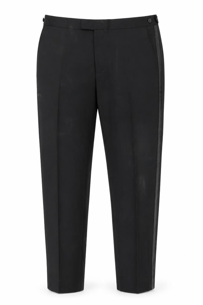 Marks and Spencer Men's Black Slim Fit Dress Pants