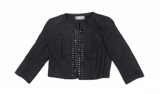 BHS Women's Black Cropped Blazer Size 14
