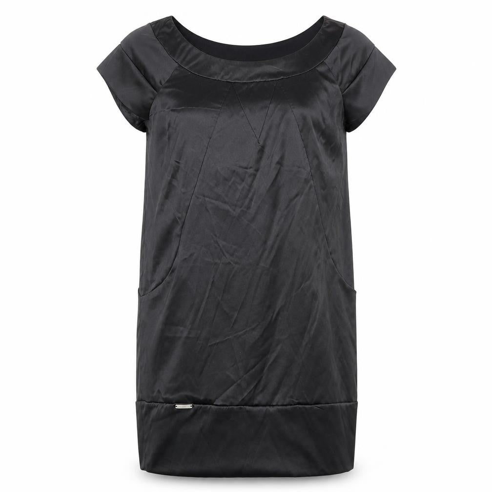 River Island Women's Black Short Sleeve Dress - Size 12