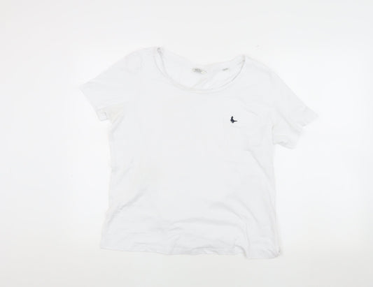 Jack Wills Boys White T-Shirt, Medium, Basic Style