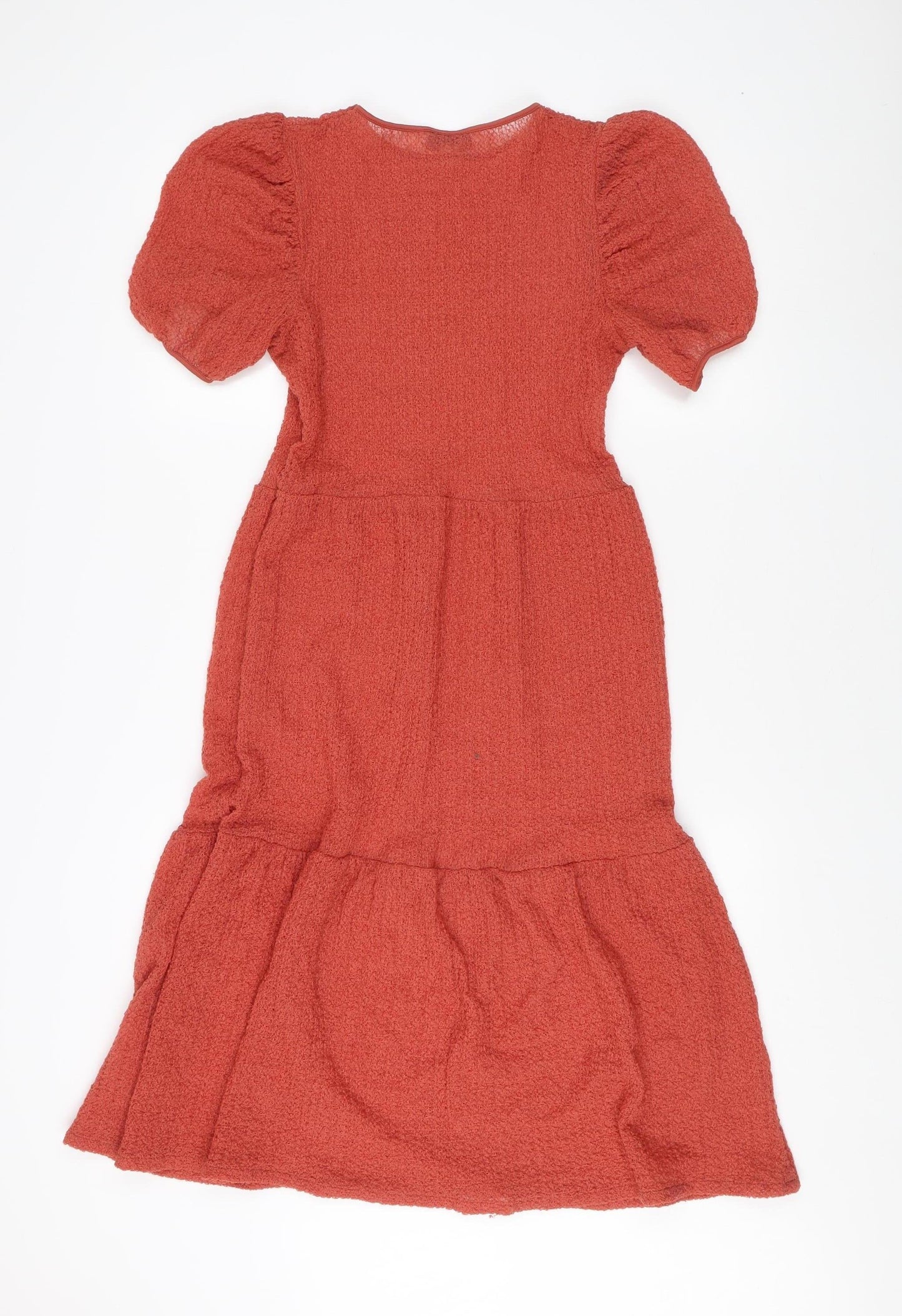 Topshop Women's Red A-Line Skirt Size 10