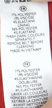 South Women's Red Cap Sleeve Dress, Size 18
