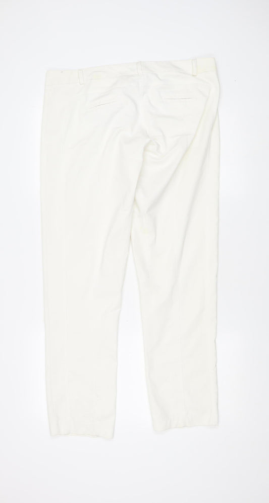 Miss Tic Women's White Trousers, Size 18, French Made