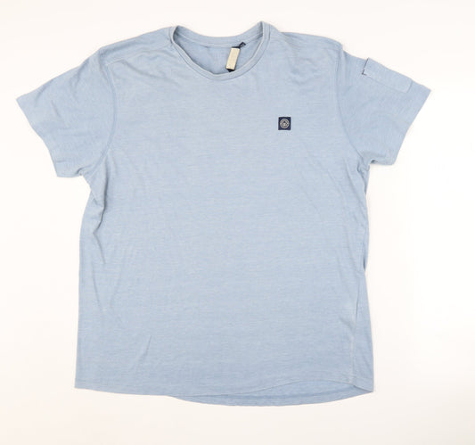 Duck and Cover Men's Blue XL Crew Neck T-Shirt